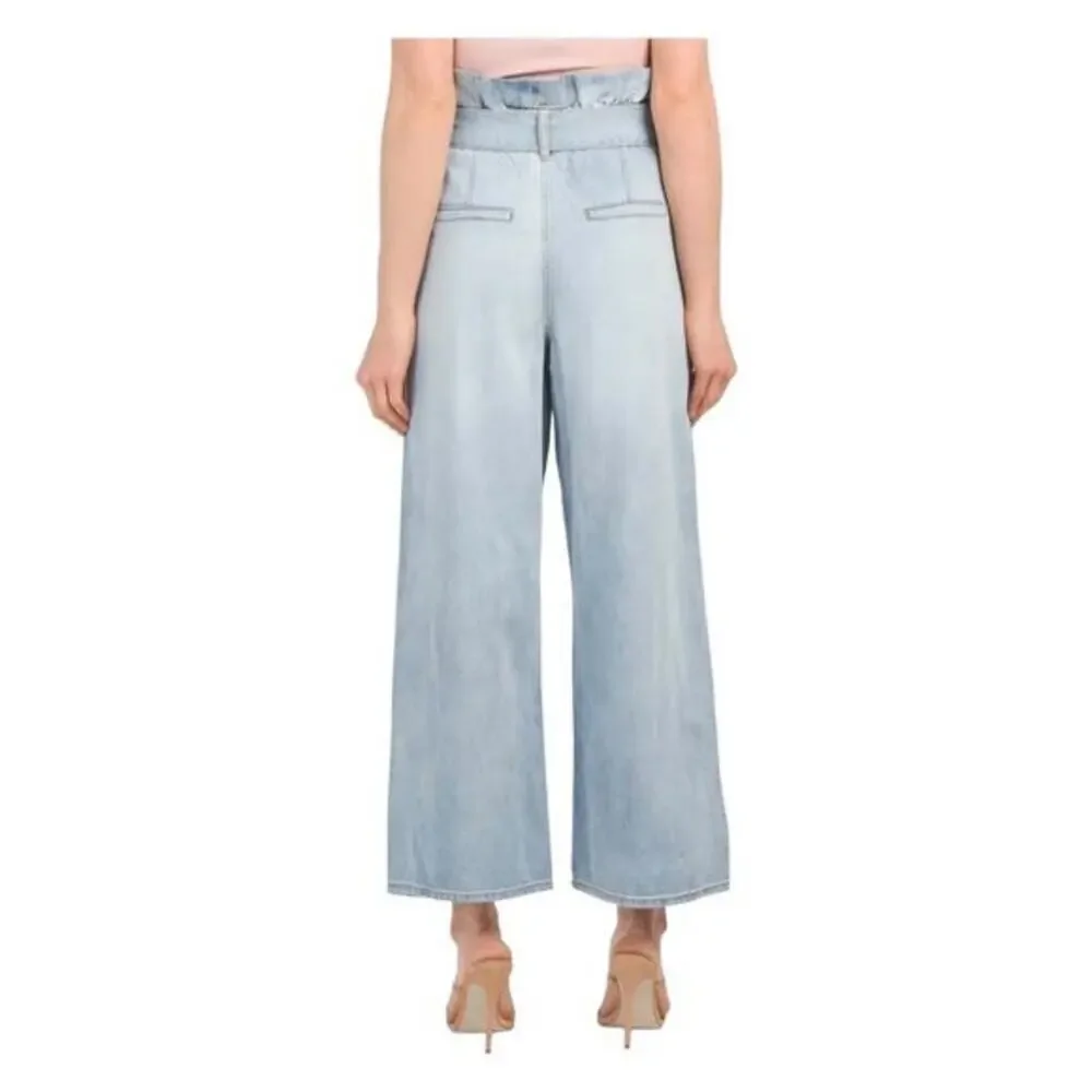 Blank NYC High Rise Wide‎ Leg Relaxed Y2k Coastal Jeans Light Wash Denim Casual - Picture 2 of 8